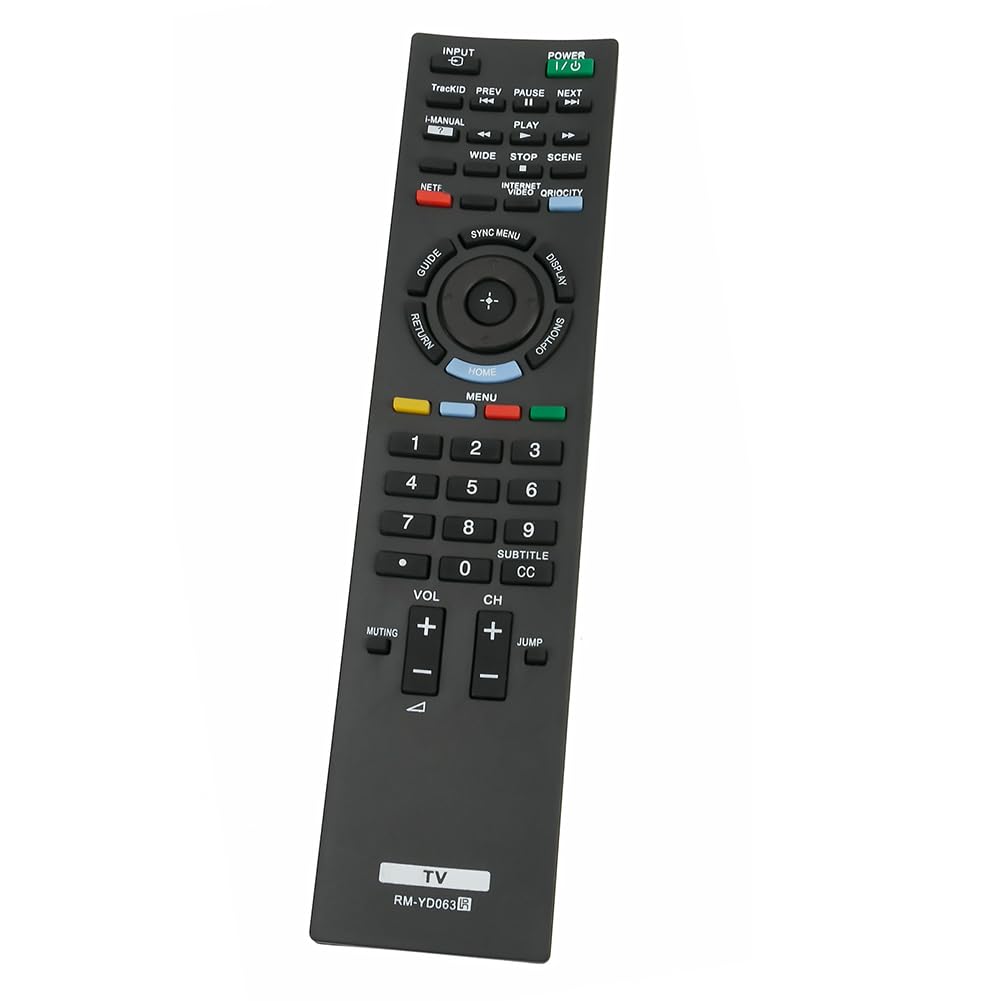 Amazon.com: RM-YD063 Replaced Remote fit for Sony TV KDL-32EX520